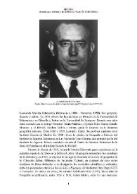 Leonardo Martín Echeverría (Salamanca, 1894 - Veracruz, 1958) [Semblanza] / Marcela Lucci | Biblioteca Virtual Miguel de Cervantes