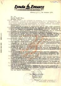 Carta de España Errante a Carlos Esplá. México D. F. 20 febrero 1964 | Biblioteca Virtual Miguel de Cervantes