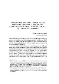 Comercio y moneda a través de los informes y memoriales (1760-1773). La actividad de Jorge Juan en la Junta de Comercio y Moneda / Magdalena Martínez Almira | Biblioteca Virtual Miguel de Cervantes