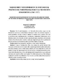 Narradores y reflexividad en el documental político del tardofranquismo y la transición democrática (1967-1977) / Jorge Nieto Ferrando | Biblioteca Virtual Miguel de Cervantes
