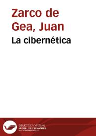 La cibernética | Biblioteca Virtual Miguel de Cervantes
