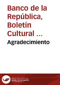 Agradecimiento | Biblioteca Virtual Miguel de Cervantes
