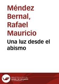 Una luz desde el abismo | Biblioteca Virtual Miguel de Cervantes