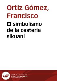 El simbolismo de la cesteria sikuani | Biblioteca Virtual Miguel de Cervantes