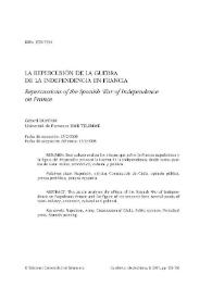 La repercusión de la Guerra de la Independencia en Francia / Gérard Dufour

 | Biblioteca Virtual Miguel de Cervantes