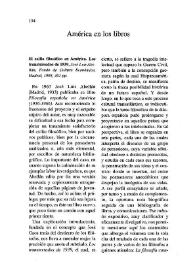 Cuadernos hispanoamericanos, núm. 588 (junio 1999). América en los libros  / Guzmán Urrero Peña, Carlos Javier Morales, Milagros Sánchez Arnosi | Biblioteca Virtual Miguel de Cervantes