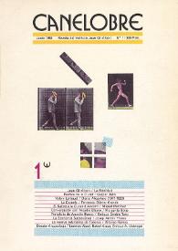 Canelobre, 1 (junio 1984) / director José Carlos Rovira | Biblioteca Virtual Miguel de Cervantes