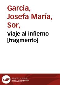 Viaje al infierno [fragmento] | Biblioteca Virtual Miguel de Cervantes