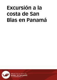 Excursión a la costa de San Blas en Panamá       | Biblioteca Virtual Miguel de Cervantes