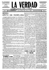 La Verdad : doctrina, crítica y combate (Villajoyosa). Núm. 3, 28 de mayo de 1932 | Biblioteca Virtual Miguel de Cervantes