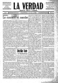 La Verdad : doctrina, crítica y combate (Villajoyosa). Núm. 4, 11 de junio de 1932 | Biblioteca Virtual Miguel de Cervantes