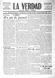 La Verdad : doctrina, crítica y combate (Villajoyosa). Núm. 11, 17 de septiembre de 1932 | Biblioteca Virtual Miguel de Cervantes