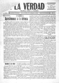 La Verdad : doctrina, crítica y combate (Villajoyosa). Núm. 12, 30 de septiembre de 1932 | Biblioteca Virtual Miguel de Cervantes