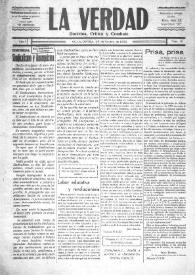 La Verdad : doctrina, crítica y combate (Villajoyosa). Núm. 16, 26 de noviembre de 1932 | Biblioteca Virtual Miguel de Cervantes