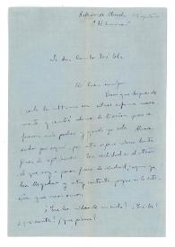 Carta de María Zambrano a Camilo José Cela. Robledo de Chabela, Madrid, 29 de agosto de 1935
 | Biblioteca Virtual Miguel de Cervantes