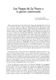 Los Vargas de La Venta o la convivencia gitana / Francisco Vega Díaz | Biblioteca Virtual Miguel de Cervantes