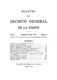 Boletín del Archivo General de la Nación (México) | Biblioteca Virtual Miguel de Cervantes