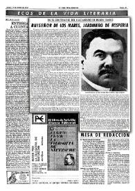 Ruiseñor de los mares, jardinero de Hesperia / Juan Ramón Masoliver | Biblioteca Virtual Miguel de Cervantes