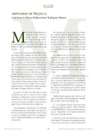 Artesanos de Trujillo / José Antonio Ramos Rubio e Irene Rodríguez Mateos | Biblioteca Virtual Miguel de Cervantes