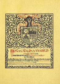 Doña Catalina Xuarez Marcayda, primera esposa de Hernán Cortés y su familia  / Francisco Fernández del Castillo | Biblioteca Virtual Miguel de Cervantes