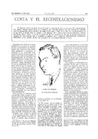 Costa y el Regeneracionismo / Pedro Laín Entralgo | Biblioteca Virtual Miguel de Cervantes