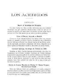 Los Acebedos (Continuación) / Mateo Escagedo Salmón | Biblioteca Virtual Miguel de Cervantes