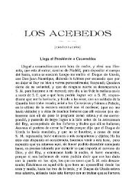 Los Acebedos (Continuación) / M. Escagedo  | Biblioteca Virtual Miguel de Cervantes