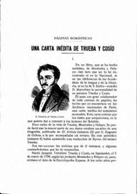 Páginas románticas: una carta inédita de Trueba y Cosío / M. Núñez de Arenas | Biblioteca Virtual Miguel de Cervantes