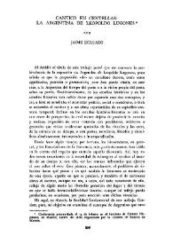 Cántico en centellas: La Argentina de Leopoldo Lugones / por Jaime Delgado | Biblioteca Virtual Miguel de Cervantes