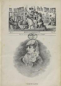 El Álbum de la Mujer : Periódico Ilustrado. Año 1, tomo 1, núm. 17, 30 de diciembre de 1883 | Biblioteca Virtual Miguel de Cervantes