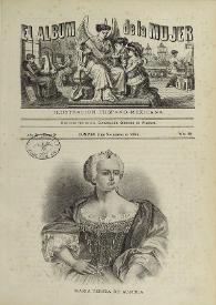El Álbum de la Mujer : Periódico Ilustrado. Año 2, tomo 3, núm. 18, 2 de noviembre de 1884 | Biblioteca Virtual Miguel de Cervantes