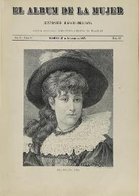 El Álbum de la Mujer : Periódico Ilustrado. Año 3, tomo 5, núm. 13, 27 de septiembre de 1885 | Biblioteca Virtual Miguel de Cervantes