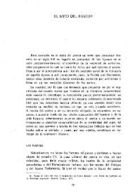 El mito del pastor / Jacqueline Savoye de Ferreras | Biblioteca Virtual Miguel de Cervantes