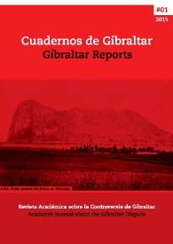 Cuadernos de Gibraltar = Gibraltar Reports. Núm. 1, 2015 | Biblioteca Virtual Miguel de Cervantes