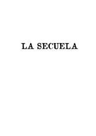La secuela / Paco Mir | Biblioteca Virtual Miguel de Cervantes
