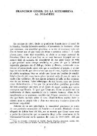 Francisco Giner: de la setembrina al desastre / Juan López Morillas | Biblioteca Virtual Miguel de Cervantes