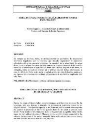 María de Ávila: mujeres nobles, patrimonio y poder en el siglo XV / Cecilia Lagunas ; Gonzalo Granara colaborador | Biblioteca Virtual Miguel de Cervantes