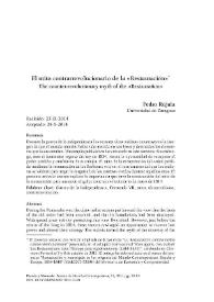 El mito contrarrevolucionario de la "Restauración" / Pedro Rújula López | Biblioteca Virtual Miguel de Cervantes