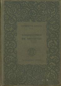 Confesiones de artistas. Tomo I / Carmen de Burgos (Colombine) | Biblioteca Virtual Miguel de Cervantes