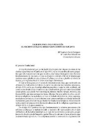 Viajeras para una fundación. El archivo de las clarisas capuchinas de Alicante / M.ª Carmen Cortés Sempere y M.ª Jesús Paternina | Biblioteca Virtual Miguel de Cervantes