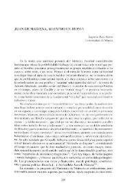 Juan de Mairena, maestro en ironía / Sagrario Ruiz Baños | Biblioteca Virtual Miguel de Cervantes