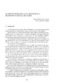 La noción cromática en la obra poética de Antonio y Manuel Machado / María del Mar Espejo Muriel | Biblioteca Virtual Miguel de Cervantes