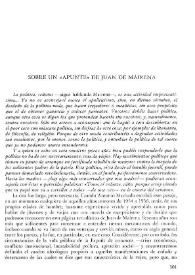 Sobre un "apunte" de Juan de Mairena / José Saramago | Biblioteca Virtual Miguel de Cervantes