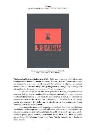 Ediciones Inubicalistas [editorial] (Valparaíso, Chile, 2009-  ) [Semblanza] / Andrea Robles Parada | Biblioteca Virtual Miguel de Cervantes