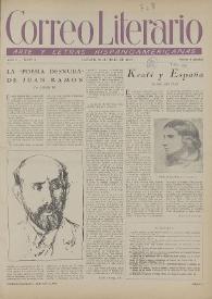 Correo Literario : Arte y Letras Hispanoamericanas. Año I, núm. 4, 15 de julio de 1950 | Biblioteca Virtual Miguel de Cervantes