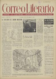 Correo Literario : Arte y Letras Hispanoamericanas. Año I, núm. 10, 15 de octubre de 1950 | Biblioteca Virtual Miguel de Cervantes