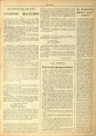 Antonio Machado  / Benjamín Jarnés | Biblioteca Virtual Miguel de Cervantes