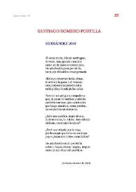 Hernández 2010 / Santiago Romero Portilla | Biblioteca Virtual Miguel de Cervantes