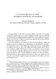 "La fingida Arcadia" de 1666: autoría y escritura de consuno

 / Marcella Trambaioli | Biblioteca Virtual Miguel de Cervantes