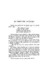 En torno del "Agüeyar"  
 / C. Cabal
 | Biblioteca Virtual Miguel de Cervantes